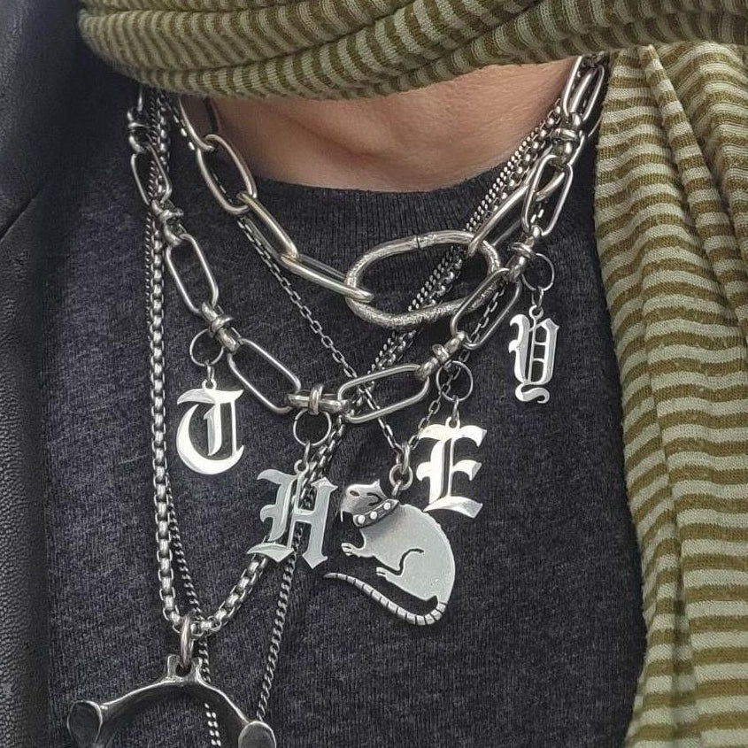 letter necklace